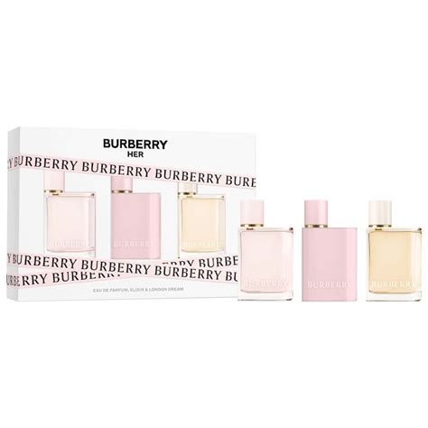 burberry for women miniaturset|Burberry sephora mini her.